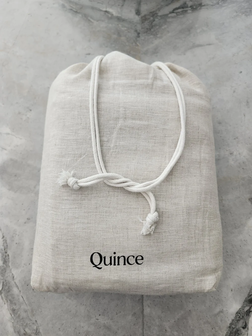NWT Quince European Linen Duvet Cover Set King Cal King Natural Chambray